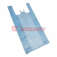 Пакет майка ПНД 30+16*60, 15мкм синяя (100шт./уп) | 61-0205-4 SDS REXANT
