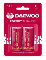 Элемент питания алкалиновый C/LR14 1.5В Energy Alkaline 2021 BL-2 (уп.2шт) DAEWOO 5029996