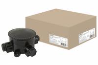 Коробка распределительная электромонтажная КЭМ 2-660-3 о/п D95 мм IP65, 3-х рожк. (карболит) | SQ1401-1101 TDM ELECTRIC