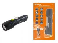 Фонарь автомобильный универс., 6 Вт CREE+3 COB,1x18650 2200 мА*ч, магн., подвес, USB, стропорез, | SQ0350-0058 TDM ELECTRIC