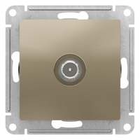 Механизм розетки TV ATLAS DESIGN оконечный 1DB шампань SchE ATN000591 Schneider Electric