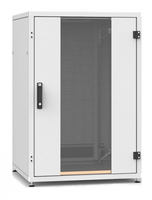 Шкаф напольный WZ-IT-246060-89AA-2-011-FP 19",24U,1163х600х600мм,дв.стекл.в стальной раме,сзади укороч.дверь+ф.п.3Uсер.(RAL7035)разобр.| 410685 | Zpas