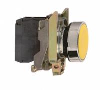 Кнопка желтая без фиксации 22 мм 1но - XB4BA51 Schneider Electric