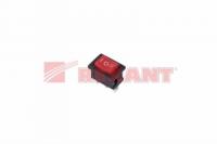 Выключатель клавишный 250В 6А (3с) ON-OFF-ON красн. с нейтралью Mini (RWB-205; SC-768) REXANT 36-2144
