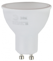 Лампа светодиодная ECO LED MR16-5W-827-GU10 (диод, софит, 5Вт, тепл, GU10) ЭРА (10/100/4000) - Б0019062 (Энергия света)