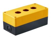 Корпус КП103 для кнопок 3места желтый | SQ0705-0008 TDM ELECTRIC