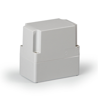 Cubo S 75 x 125 мм, 50 мм основание, глухая стенка, серая крышка, ABS, IP 66/67 - SABP081313G Ensto