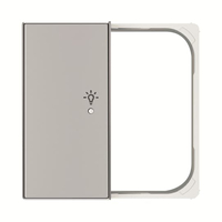 Клавиша двойная левая SRL-2-L-85PL free@home SKY освещение серебр. ABB 2CLA852642A1301