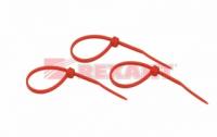 Хомут кабельный 2.5х100 нейл. красн. (уп.25шт) Rexant 07-0106-25