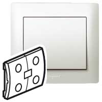 Выключатель IN ONE жемчужный Galea Life Legrand 771591