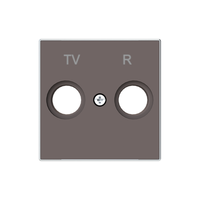 Накладка для TV-R розетки SKY тауп ABB 2CLA855000A6301