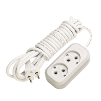 Удлинитель 2х5м без заземл. 10А IP20 Makel MGP104
