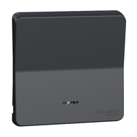 Клавиша 1-кл. СП Mureva Styl 10А IP55 с линзой подсветки антрацит SchE MUR34204 Schneider Electric