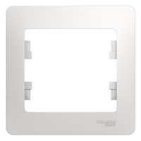 Рамка 1-м Glossa бел. SchE GSL000101 Schneider Electric