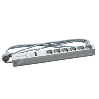 Блок розеток 6-м 19дюйм VDE 220В SchE NSYAPU19S6FT Schneider Electric