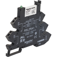КОМПЛЕКТ РЕЛЕ И РОЗЕТКИ, ПРУЖ, 24В АС/DC | RSL1PRBU Schneider Electric