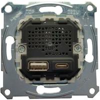 Механизм USB-зарядки MERTEN A+C 2.4А SchE MTN4366-0110 Schneider Electric
