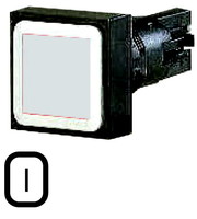 Кнопка , белый, без фиксации, Q25D-WS - 086808 EATON