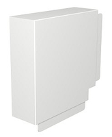 Крышка плоского угла кабельного канала WDK 80x210 мм (ПВХ,светло-серый) (WDK HF80210LGR) | 6183530 OBO Bettermann