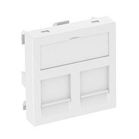 Корпус компьютерной розетки Modul45 тип OBO (прямой) 45x45 мм (черный) (DTG-2RM SWGR1) | 6119294 Bettermann