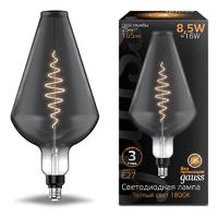 Лампа светодиодная филаментная Filament Vase 8.5Вт 1800К E27 Gray Gauss 180802005