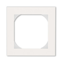Рамка 1-м Levit 55х55 для механизмов BJE жемчуж./ледяной ABB 2CHH015510A4068