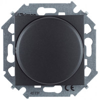 Механизм светорегулятора поворотно-нажимного СП Simon15 10А IP20 250В графит Simon 1591794-038