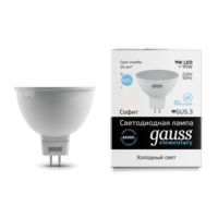 Лампа светодиодная LED 9Вт GU5.3 6500К Elementary MR16 | 13539 Gauss