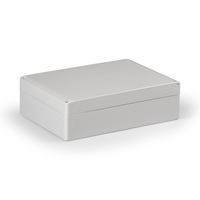 Cubo S 175 x 250 75 мм, 50 мм основание, глухая стенка, серая крышка, PC, IP 66/67 - SPCP182508G Ensto