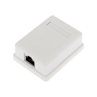 Розетка компьютерная внешняя 1-порт RJ-45 8P8C FTP экранированная кат6 - 03-0142 REXANT