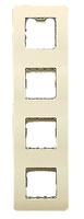 Рамка 3-м Stylo с суппортом верт. сл. кость ABB 2273.2 BM