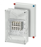 Коробка распределительная ОП 450х300х170мм IP65 с клемм. K 7042 сер. HENSEL 3900010