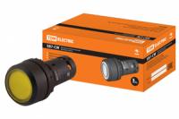 Кнопка SB7-CW3561-24V(LED) d22мм 1з, желтая | SQ0746-0030 TDM ELECTRIC