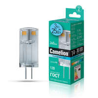 Лампа светодиодная LED3-G4-JC-NF/845/G4 3Вт 12В AC/DC Camelion 13701