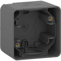 Бокс однопостовый MUREVA S для накладного монтажа, антрацит, IP55 - MUR37911 Schneider Electric