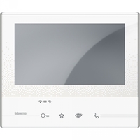 Панель видеодомофона абонентская Classe300X13E, двухпроводная, цветной тач LCD-дисплей 7'', hands-free, Wi-Fi, управление со смартфона, цвет белый Legrand 344642