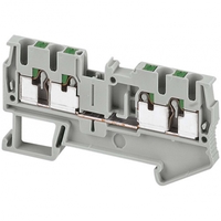 Коробка клеммная проходная PIT, 4ТЧК, 2.5мм, серый - NSYTRP24 Schneider Electric