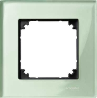 Рамка 1-м Merten стекло изумруд SchE MTN404104 Schneider Electric
