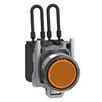 Кнопка с подсветкой, лампой тест, 24В, оранжевая, металл - XB4BW25B5 Schneider Electric