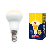 Лампа светодиодная LED-R39-3W/3000K/E14/FR/NR Norma 3Вт матовая 3000К тепл. бел. E14 (упак. картон) Volpe UL-00005625 Uniel