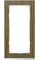Рамка 2-м M-Pure Decor без перегородки дуб/бриллиантовый бел. SchE MTN4025-3674 Schneider Electric