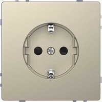 Розетка 1-м СП Merten D-Life 16А IP20 с заземл. защ. шторки SD сахара SchE MTN2300-6033 Schneider Electric