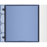 Лицевая панель модуля с полем для надписи информационное табло allwhite Legrand