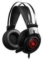 Наушники с микрофоном Bloody J437 черн. 1.8м мониторные USB оголовье A4TECH 1193283