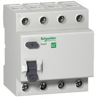 Выключатель дифференциальный (УЗО) EASY 9 4п 40А 100мА тип AC | EZ9R54440 Schneider Electric