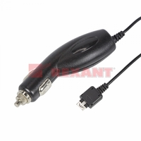 Автозарядка в прикуриватель для LG KG800/KG90 (АЗУ) (5 V, 700 mA) шнур спираль 1.2 м черная | 16-0252 REXANT
