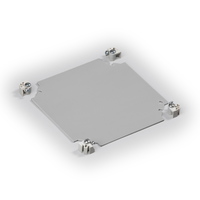 Панель передняя для Cubo O и С 200 x мм, без отверстия, вкл. фиксатор уровня,, алюминий Ensto OFP22A