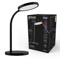 Светильник светодиодный настольный Qplus GTL503 8Вт 500лм 4000К 170-265В черн. диммир. USB Gauss GT5032