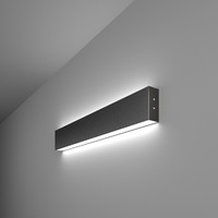 Светильник светодиодный накладной линейный двусторонний 53см 20W 6500K черная шагрень (101-100-40-53) | a042925 Elektrostandard Электростандарт