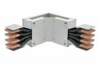 Угол магистральный с поворотом шин горизонтально MF Cu 4000A Hyperion EKF PROxima | mf-cu-4000-hyper